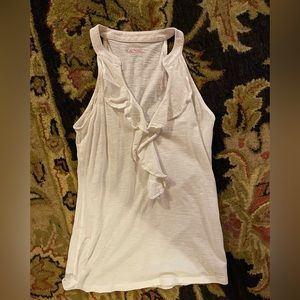 Lily Pulitzer tank. White . Dressy only worn once